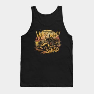 Wee Woo Squad Fire Truck Firefighter Vintage Tank Top